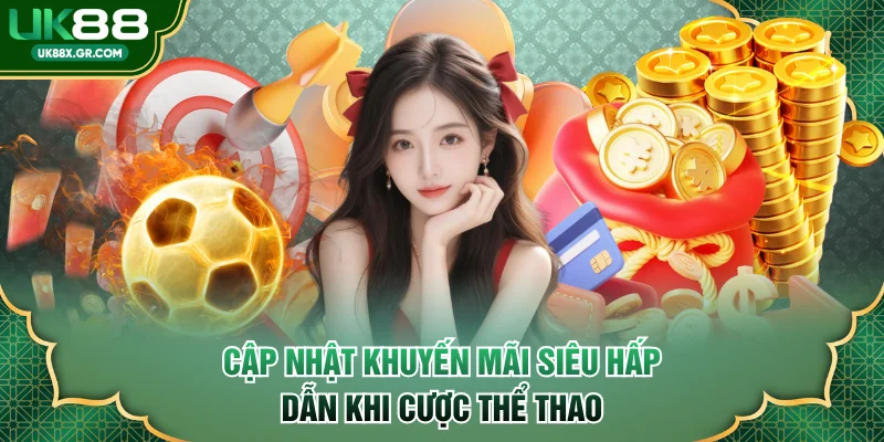 Cập nhật khuyến mãi siêu hấp dẫn khi cược thể thao