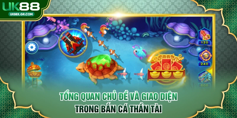 Tổng quan chủ đề và giao diện trong bắn cá Thần Tài